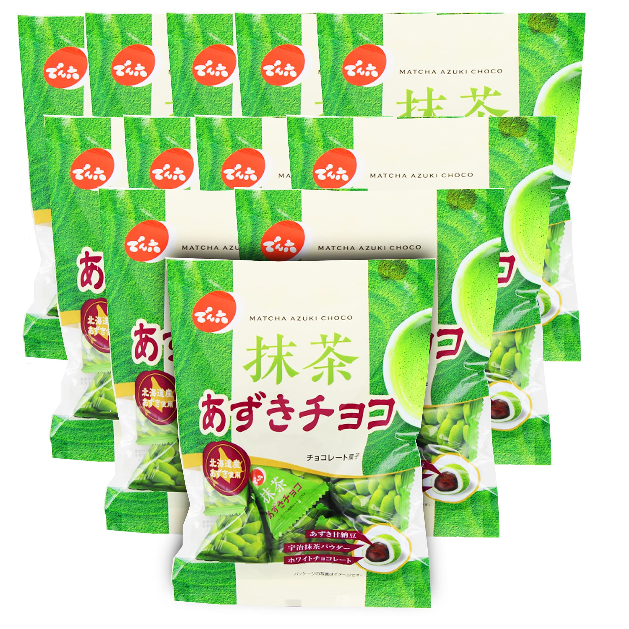 でん六 抹茶あずきチョコ 66g（でん六）の販売価格と購入店舗 | ものログ